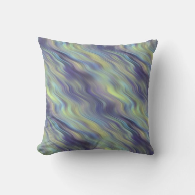Wavy Lavender Texture Kissen (Vorderseite)