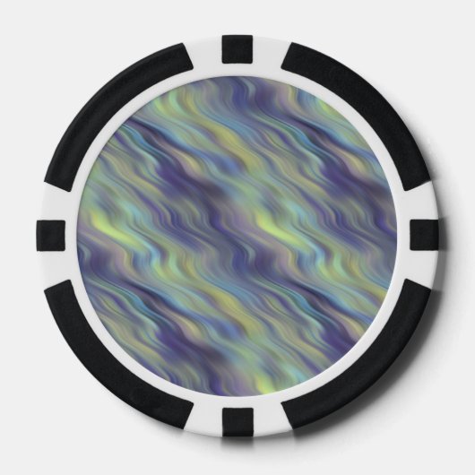 Wavy Lavender Texture Pokerchips (Vorderseite)