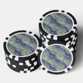 Wavy Lavender Texture Pokerchips (Stapel)