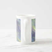Wavy Lavender Texture Porzellantasse (Rückseite)