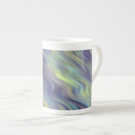 Wavy Lavender Texture Porzellantasse