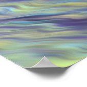 Wavy Lavender Texture Poster (Ecke)