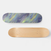Wavy Lavender Texture Skateboard (Horizontal)