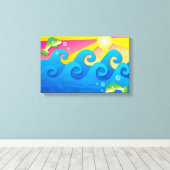 Wavy Leinwanddruck (Insitu (Holzboden))