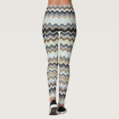 Wavy Line Muster Leggings (Rückseite)