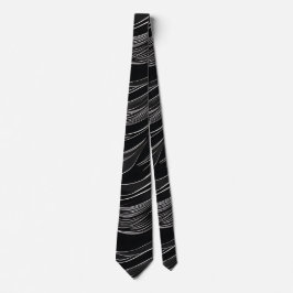 Wavy Lines Abstrakt Neck Krawatte