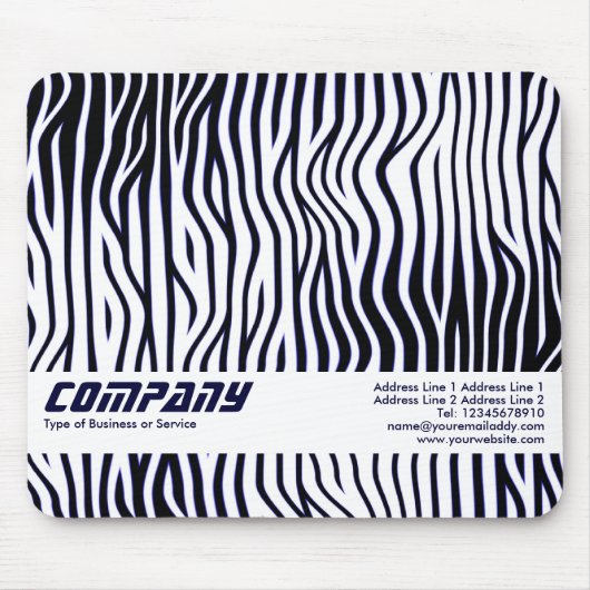 Wavy Lines, Business Mousepad (Vorne)