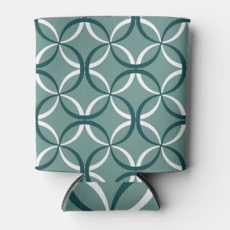 Wavy Lines Green Seamless Muster Dosenkühler