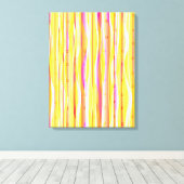 Wavy Lines Leinwanddruck (Insitu (Holzboden))