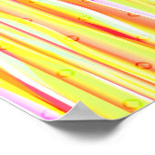 Wavy Lines Poster (Ecke)