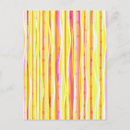 Wavy Lines Postkarte (Vorderseite)