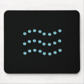 Wavy-Linien Mousepad (Vorne)