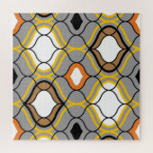 Wavy Linien, nahtlos geometrisches Muster. Puzzle (Horizontal)