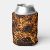 Wavy Linien, runde Teilchen, Stringtheorie. Dosenkühler (Kanne Vorderseite)