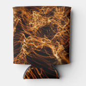 Wavy Linien, runde Teilchen, Stringtheorie. Dosenkühler (Vorderseite)