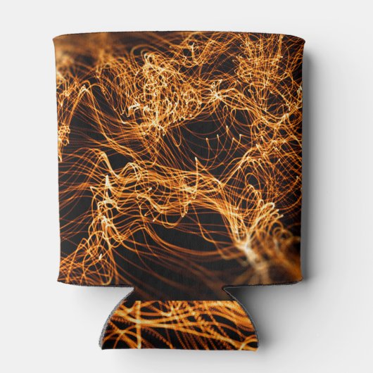 Wavy Linien, runde Teilchen, Stringtheorie. Dosenkühler (Rückseite)