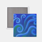 Wavy Magnet (Vorderseite/Rückseite)