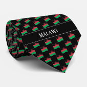 Wavy Malawi Flag Pattern Krawatte (Gerollt)