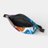 Wavy Multicolor Abstrakt Bauchtasche (Offen)