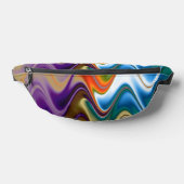 Wavy Multicolor Abstrakt Bauchtasche (Ablage )
