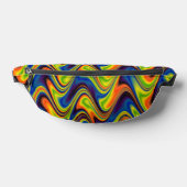 Wavy Multicolor Abstrakt Bauchtasche (Ablage )