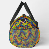 Wavy Multicolor Abstrakt Duffle Bag (Rechts)