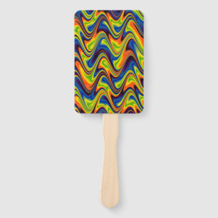 Wavy Multicolor Abstrakt Fächer