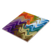 Wavy Multicolor Abstrakt Fliese (Seite)