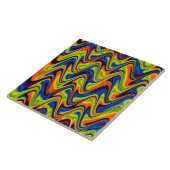 Wavy Multicolor Abstrakt Fliese (Seite)