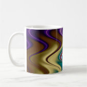 Wavy Multicolor Abstrakt Kaffeetasse (Links)