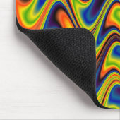 Wavy Multicolor Abstrakt Mousepad (Ecke)