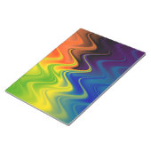 Wavy Multicolor Abstrakt Notizblock (angewinkelt)