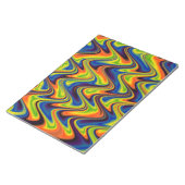 Wavy Multicolor Abstrakt Notizblock (angewinkelt)