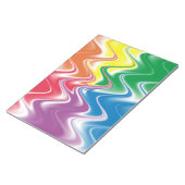 Wavy Multicolor Abstrakt Notizblock (angewinkelt)