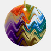 Wavy Multicolor Abstrakt Ornament (Hinten)