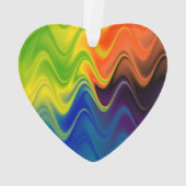 Wavy Multicolor Abstrakt Ornament (Rückseite)