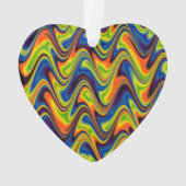 Wavy Multicolor Abstrakt Ornament (Rückseite)