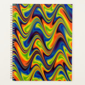 Wavy Multicolor Abstrakt Planer (Vorderseite)