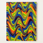 Wavy Multicolor Abstrakt Planer (Rückseite)