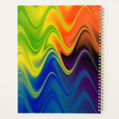 Wavy Multicolor Abstrakt Planer (Rückseite)