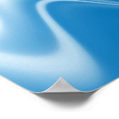 Wavy Multicolor Abstrakt Poster (Ecke)