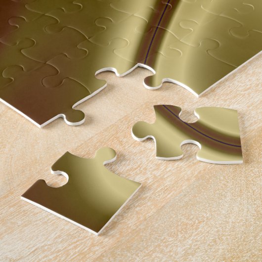 Wavy Multicolor Abstrakt Puzzle (Seite)