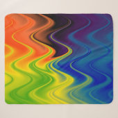 Wavy Multicolor Abstrakt Sherpadecke (Vorderseite (Horizontal))