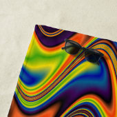 Wavy Multicolor Abstrakt Strandtuch (Beispiel)