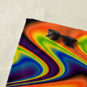 Wavy Multicolor Abstrakt Strandtuch (Beispiel)
