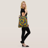 Wavy Multicolor Abstrakt Tasche (Am Model)