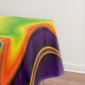 Wavy Multicolor Abstrakt Tischdecke (Beispiel)