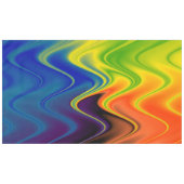 Wavy Multicolor Abstrakt Tischdecke (Vorderseite (Horizontal))
