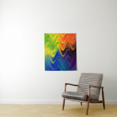 Wavy Multicolor Abstrakt Wandteppich (Beispiel)