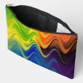 Wavy Multicolor Abstrakt Zubehörtasche (Offen)